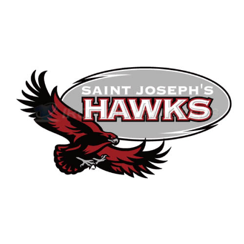 St. Josephs Hawks Logo T-shirts Iron On Transfers N6370
